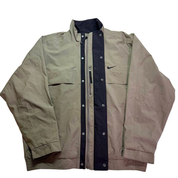 Vintage Nike Fit Jacket Men Large Alpha Project Golf Full Zip Snap 90s Street - Picture 3 of 11